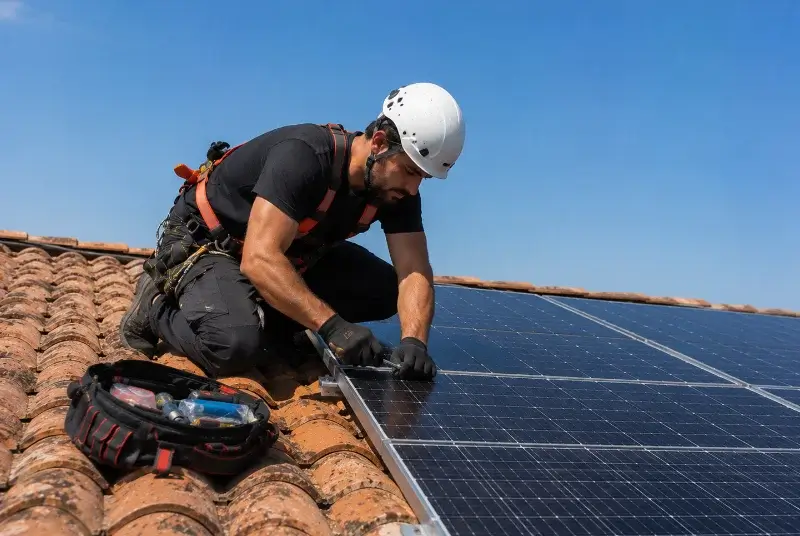 Maintenance et monitoring de panneaux solaires à Castelnau-le-Lez